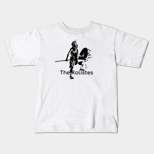 The Rolistes Podcast (Trojan B&W) T-Shirt Kids T-Shirt